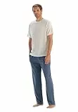 Dagi Men's Indigo Striped Knitted Trousers, S
