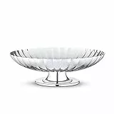 Georg Jensen Servierteller mit Standfuß, Edelstahl, Stainless Steel 28 x 28 x 8.5 cm
