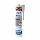 Mellerud Schimmel Stopp Spezial Silikon Transparent | 1 x 300 ml | Für Bad und Küche | Schimmelresistent und UV-beständig | Langlebige, Vergilbungsfreie Abdichtungen