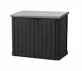 Koll Living Gartenbox Mülltonnenbox Gerätebox Schuppen für 2X 240 Liter Mülltonnen - 100% schimmelfrei durch Belüftung - Modell 2027