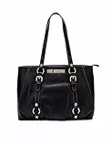 Love Moschino Damen Einkaufstasche, Schwarz