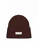 Marc OߴPolo Damen Strickmütze aus Bio-Baumwolle mit Logo