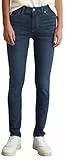Marc O'Polo Denim Damen Jeanshose High Waist Skinny Fit, Blau (Dark Blue Multi 04), W26/L28