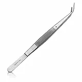 May - Pinzette mit Stift - London College - gekröpft - rostfreier Edelstahl