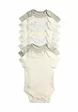 Marks & Spencer 7er‑Pack Gemusterte Baby‑Bodys mit Froschprint Unisex für Mädchen und Jungen, Aus Reiner Baumwolle (Größe 62–98)