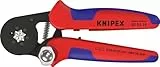 KNIPEX Selbsteinstellende Crimpzange für Aderendhülsen mit Seiteneinführungmit Mehrkomponenten-Hüllen 180 mm, 97 53 14