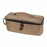 MiOYOOW Camping Küchenutensilien Organizer Tasche - Tragbare Kochgeschirr Aufbewahrungstasche mit wasserdichten Utensilien und Aufhängeöse für Wandern und Grillen