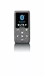 Lenco Xemio-861 - Bluetooth MP3-Player, 8 GB Micro SD-Karte, Bluetooth, FM-Radio, Voice Memo Funktion, 1,8' TFT-Display, E-Book Funktion, Speicher bis 64 GB, Farbe: Grau