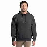 Wrangler Herren Pullover Hooded Sweatshirt with Front Pouch Pocket Kapuzenpullover, Dunkelgrau meliert, X-Large