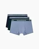Emporio Armani Herren Core Logoband 3-Pack Trunk, Blau, M, blau, M