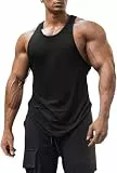 Runcati Tank Top Herren Muskelshirts Herren, Schwarz, M