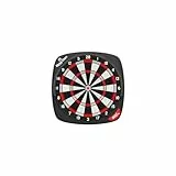 Kings Dart Smart-Dartboard Dartworld C1 | Online Spielmodi - Turniere weltweit | App-Steuerung | Bluetooth 4.0 | Schwarz
