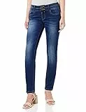 Timezone Damen Enyatz- 92 % Baumwolle, 7 T-400, 1 Elasthan Slim Jeans, Blau (Blue Royal Wash 3065), 29W / 30L EU