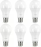 Linkind 13W Super Hell E27 LED Lampe, ersetzt 100 Watt, 2700K Warmweiß E27 A60 Edison Birne 1521Lm, 220° Abstrahlwinkel, nicht dimmbar, 6 Stück