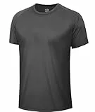 BOOJO 1, 3 or 5er Pack Sport Tshirts Herren Schnelltrocknend Shirt Kurzarm Sportshirt Gym Funktionsshirt Männer für Fitness Trainings