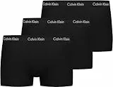 Calvin Klein Herren 3er Pack Boxershorts Low Rise Trunks Unterwäsche, Schwarz (Black W. Black Wb), M