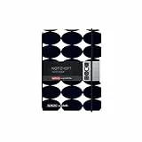herlitz 50039791 Notizheft flex A6, 40 Blatt punktiert, Motiv: Just Black, 1 Stück