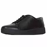 Fitflop Damen Rally Leder Sneaker, Schwarz (All Black), 40 EU