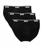 BOSS Herren 3er-Pack Slips aus Reiner Baumwolle Slip, New Black, Medium