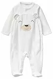United Colors of Benetton Strampler M/L 3SP7AT019 Schlafanzug für Jungen und Babys, Weiß, 82 Jungen