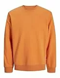 JJ REBEL Herren Jrebrocky Sweat Crew Neck, Tangerine, M