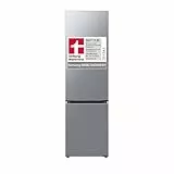 Samsung RB38C7AGWS9/EF Kühl-Gefrierkombination, 203 cm, 387 l, AI-Kühlschrank mit Gefrierfach, SmartThings AI Energy Mode, Cool Select+, Twin Cooling Plus, Metal Cooling, Edelstahl Look