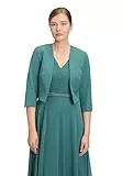 Vera Mont Damen Bolero-Jacke mit Kellerfalten 42, Dark Emerald
