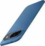 Galful Ultradünn Handyhülle Google Pixel 10/10 Pro Hülle,Ultraleicht Slim Case Kratzfest Stoßfest Fallschutz Mattierte Textur Robuste Hart PC Schutzhülle Kameraschutz Extra Dünn Hardcase-Grau Blau