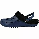 chung shi Unisex Dux Winter Clogs, Navy/Schwarz, 39/40 EU (M)