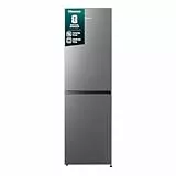 Hisense RB327N4AD2 Kühl-Gefrierkombination/ NoFrostPlus/ Multiflow 360°/ HolidayMode/ FreshZone/ 182,4 cm/ Kühlteil 171 l/ Gefrierteil 85 l/ 41 dB/ 287 kWh/ Jahr/ Edelstahl-Look