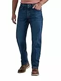 Wrangler Authentics Herren Klassische 5-Pocket Relaxed Fit Jeans, Flex Dunkel, 46W / 30L
