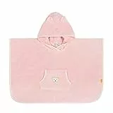 Steiff Unisex Kinder Mini Basic Bade Poncho, Silver PINK, One Size