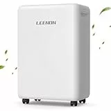 Luftentfeuchter elektrisch, 12L/Tag leiser Raumentfeuchter mit Timer, Filter und Kindersicherheitsschloss, Smart/Trocknen/Kontinuiermodus, Energiesparend, gegen Schimmel und Feuchtigkeit
