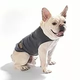 Caracaleap Hund Pullover - Hundemantel Weiche und Warm T-Shirt Hunde Winter Kleidung Mantel Katzenpullover Sweater für Mittelgroße Hunde XL Dunkelgrau