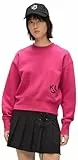 KARL LAGERFELD JEANS, Women's, Monogram Logo Sweat, Regular Fit, Very Berry, M