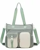 Beaulyn Tote Bag mit reißverschluss, handtasche damen mittelgroß für arbeit,groß uni tasche für lehrer schul