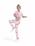 PATPAT Mädchen Bekleidungssets Batik Sommer, Geschenk Einschulung Schulanfang, Kurzarm T-Shirt und Lange Hosen Mädchen Kinder Kleidung, Sport Freizeit Komfort Kinderkleider Sportanzug 5-12 Jahre