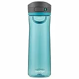 Contigo Jackson Trinkflasche, große BPA-freie Wasserflasche, 100% auslaufsicher und spülmaschinenfest, Outdoor Sportflasche für Fahrrad, Joggen, Wandern, Arbeit, Schule, 720 ml