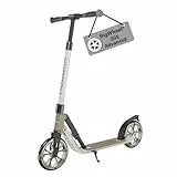 HUDORA BigWheel® 205 Advanced Scooter - Komfortabler Aluminium-Roller für bis zu 100kg - Höhenverstellbarer & zusammenklappbarer Tretroller - Kick-Scooter für Kinder/Jugendliche & Erwachsene