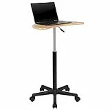 Flash Furniture Maple Laptop-Schreibtisch mit Standfunktion