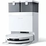 ECOVACS DEEBOT T50 Omni Saugroboter mit Wischfunktion,15.000 Pa, T30 Omni-Upgrade, Ausziehbare Seitenbürste und Mopp, ZeroTangle 2.0, Moppwäsche mit 75°C heißem Wasser, All-in-One Station