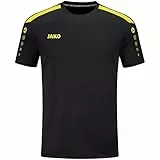 JAKO Herren Trikot Power (Kurzarm), Schwarz/Citro, L