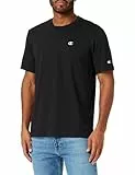 Champion Herren Legacy Basics-S-s Crewneck T-Shirt, Schwarz, Medium