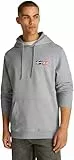 Tommy Jeans Herren Hoodie Entry Graphic mit Kapuze, Grau (Grey Htr), XL