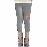 Nlieanuc Leggings Mädchen High Waist - Blickdicht Leggins Kinder Sportleggings Lang Elastisch Thermohose Winter Mädchen