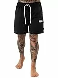 Lonsdale Herren Beachshorts Normale Passform KIRBUSTER M, Black/White