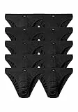 H.I.S. Mini Slip 10 Stück (schwarz, M)