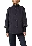 Comma Cape-Jacke mit Stehkragen und Rippbündchen
