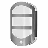 LEDVANCE LED Wand- und Deckenleuchte, Design Leuchte in flacher Optik für Außen mit Bewegungsmelder, Warmweiß (3000K), 13W, ENDURA STYLE PLATE WALL SENSOR