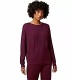 Triumph Damen Cozy Comfort Top 01 Shirt, DEEP Burgundy, 38